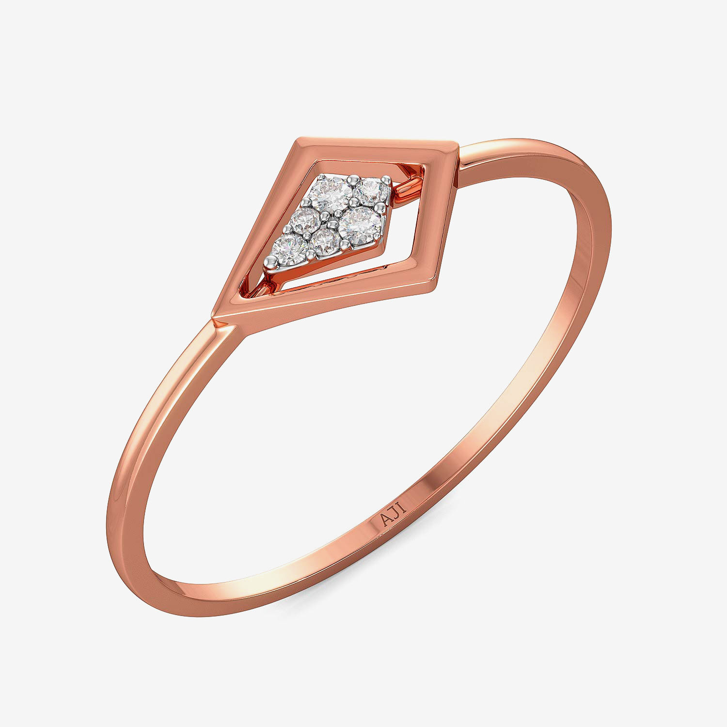 Double Crystal Beautiful Diamond Ring