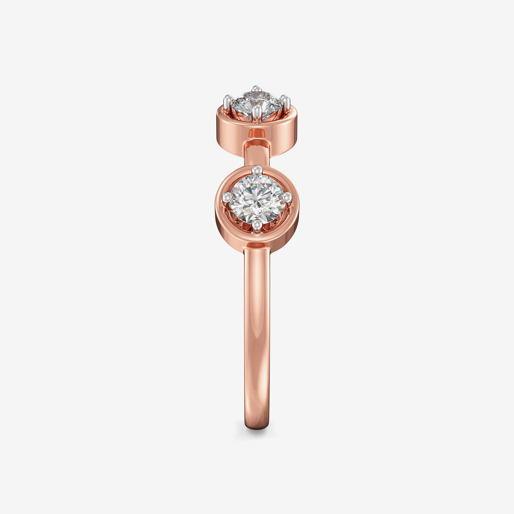 Quadruple Circle Diamond Ring alternate view 3