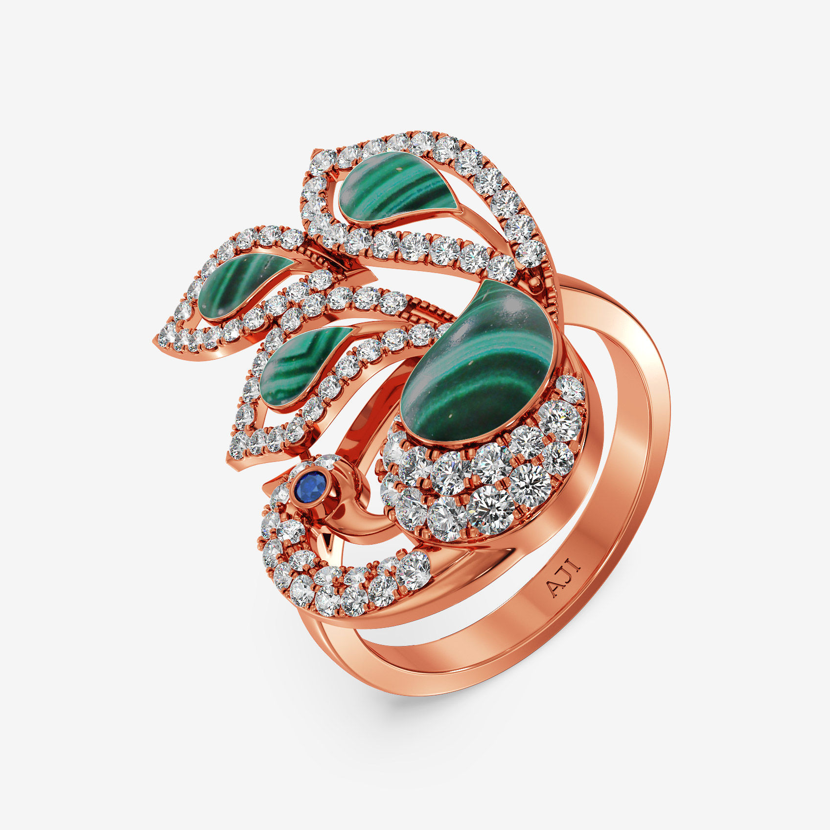 Feathers of Grace Diamond Ring