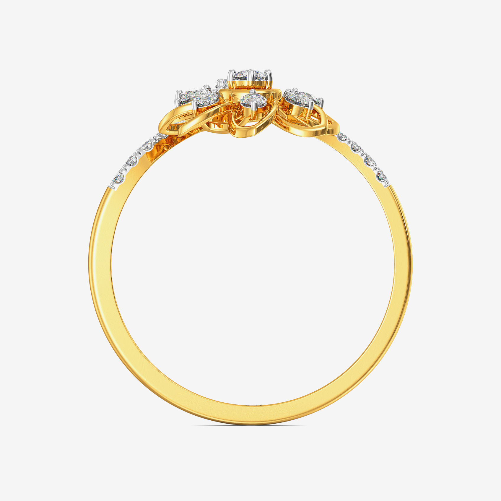Diamond Floral Ring image