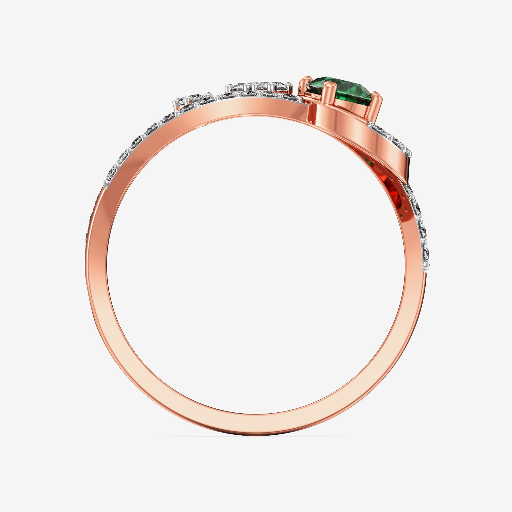 Brilliant Baubles glitter Rosegold Diamond Ring image