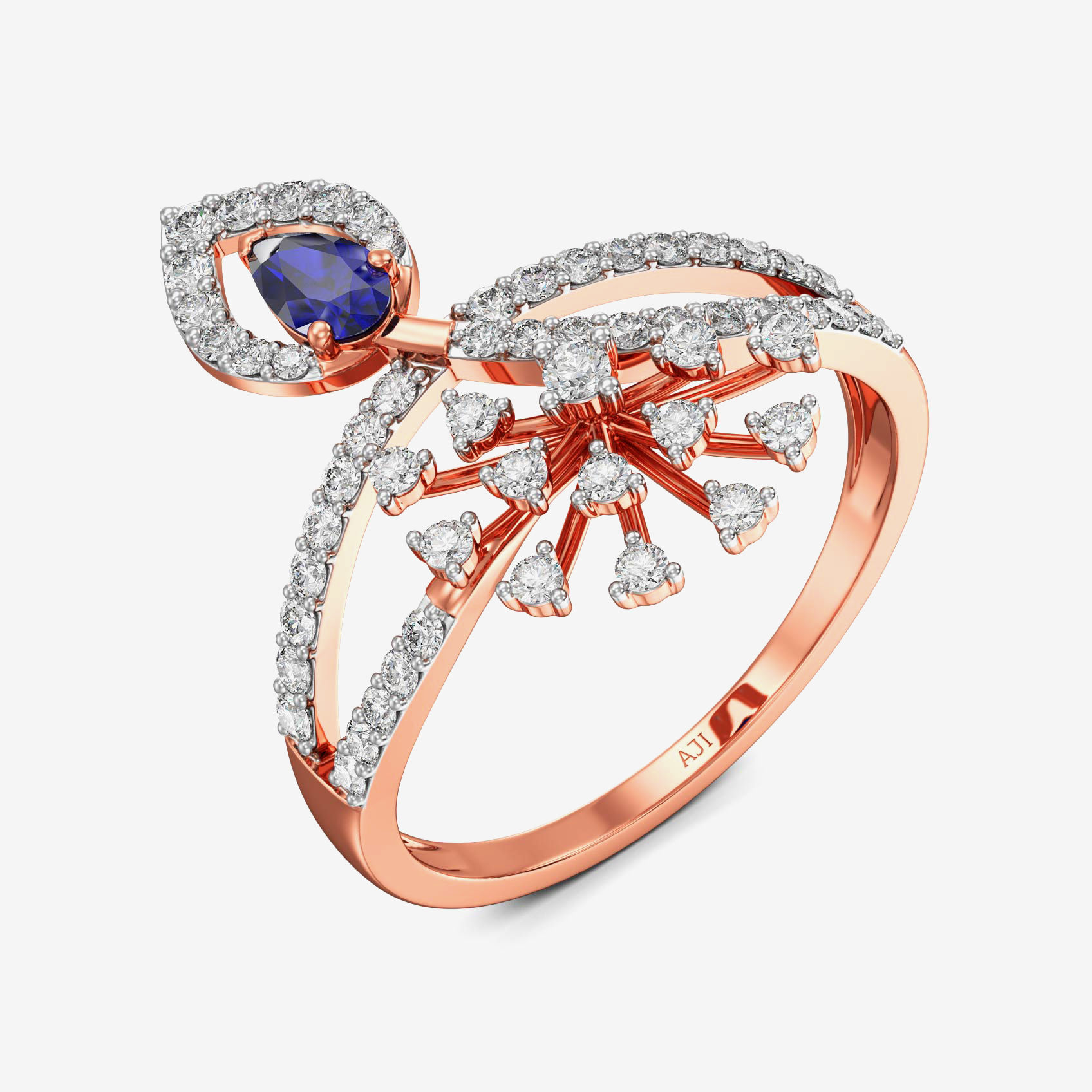Enchanted Endless Love Rosegold Diamond ring