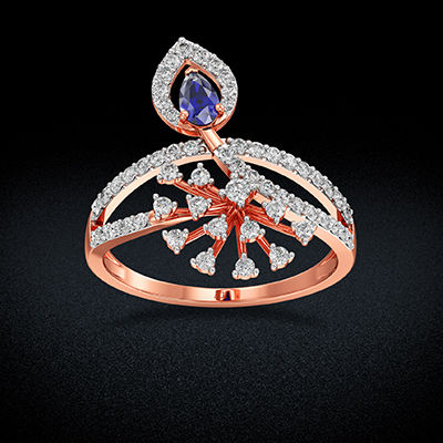 Enchanted Endless Love Rosegold Diamond ring alternate view 2
