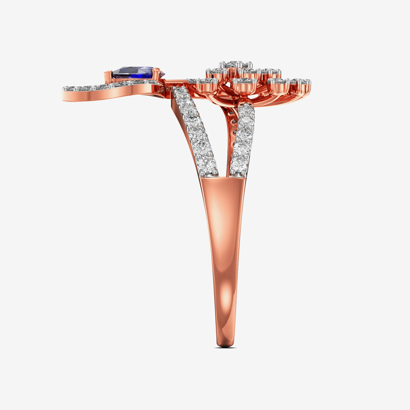 Enchanted Endless Love Rosegold Diamond ring alternate view 3
