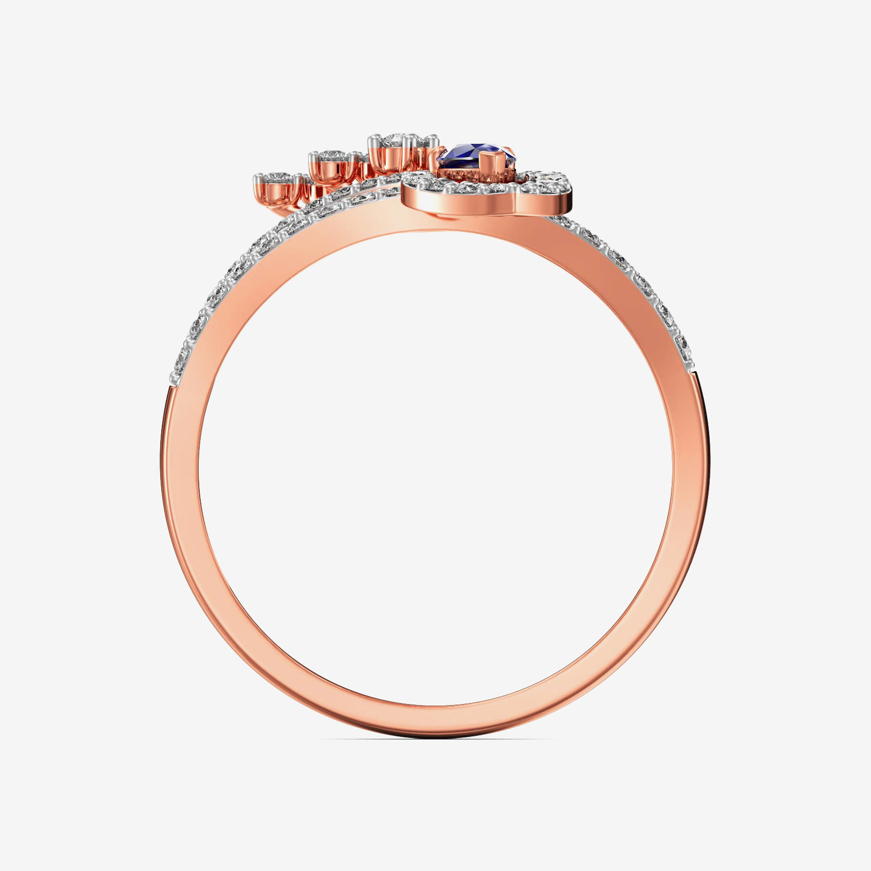 Enchanted Endless Love Rosegold Diamond ring image