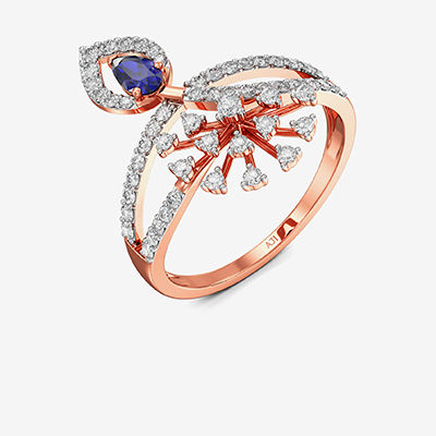 Enchanted Endless Love Rosegold Diamond ring alternate view 1