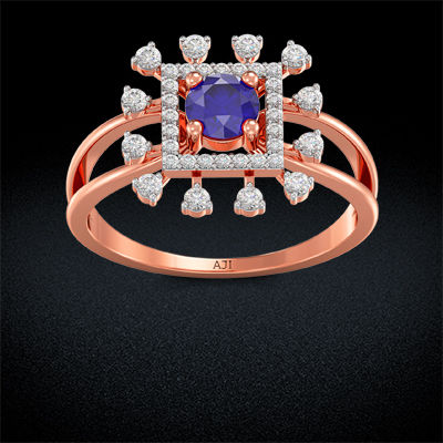 Pure Timeless Treasure Rosegold Diamond Ring alternate view 2