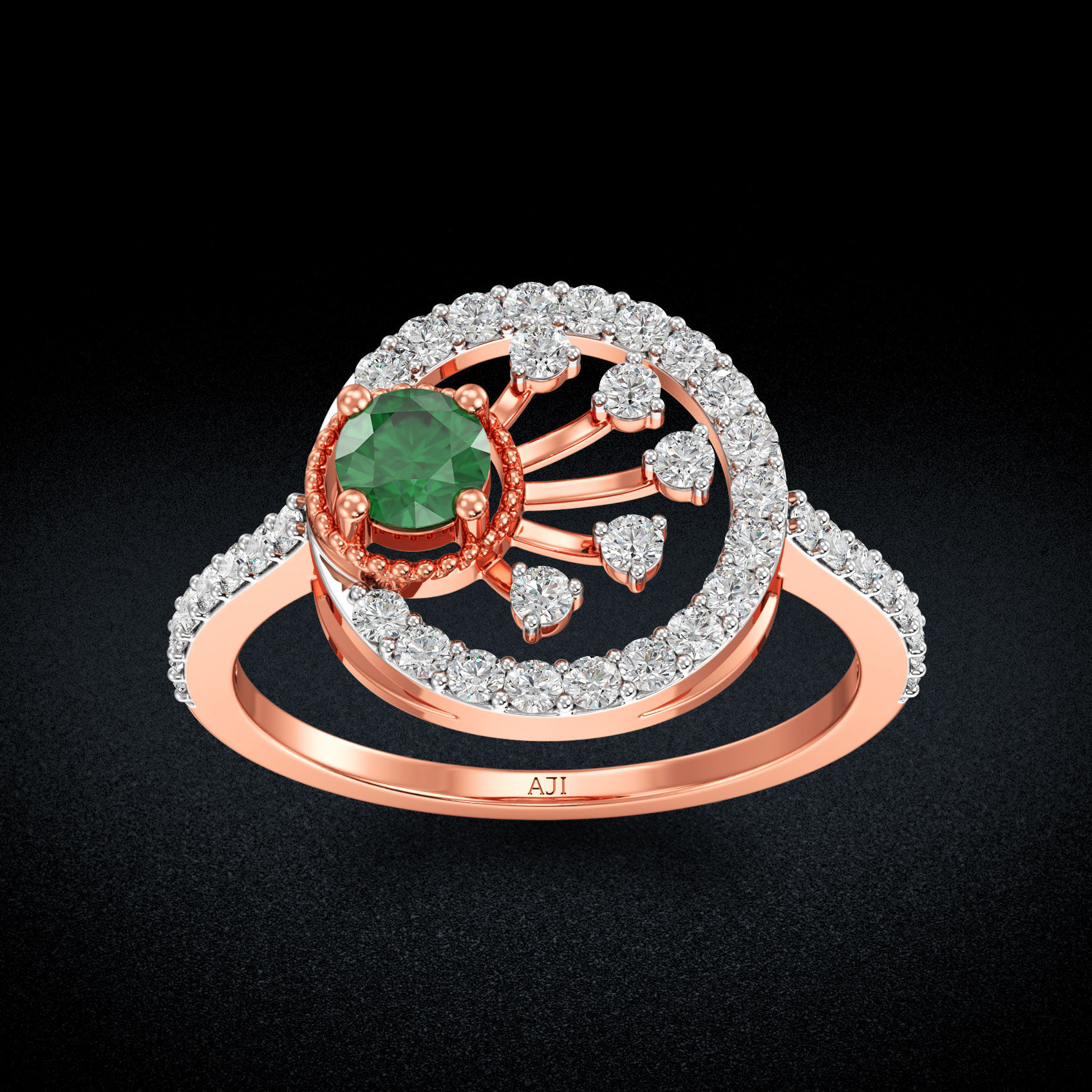 Pure Elegance Forever Sparkle Rosegold Diamond Ring image