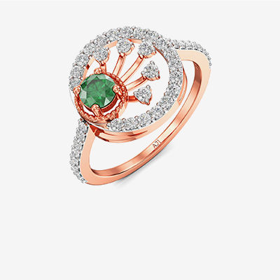 Pure Elegance Forever Sparkle Rosegold Diamond Ring alternate view 1