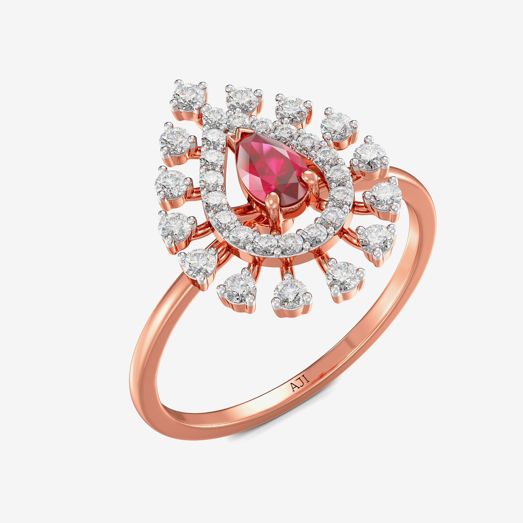 Simply Stunning Starlight Rosegold Diamond ring
