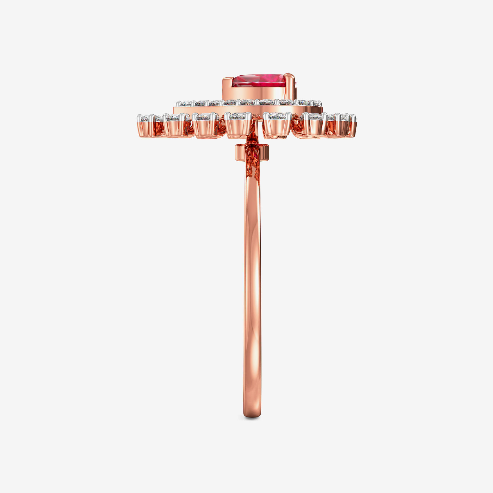 Simply Stunning Starlight Rosegold Diamond ring alternate view 3