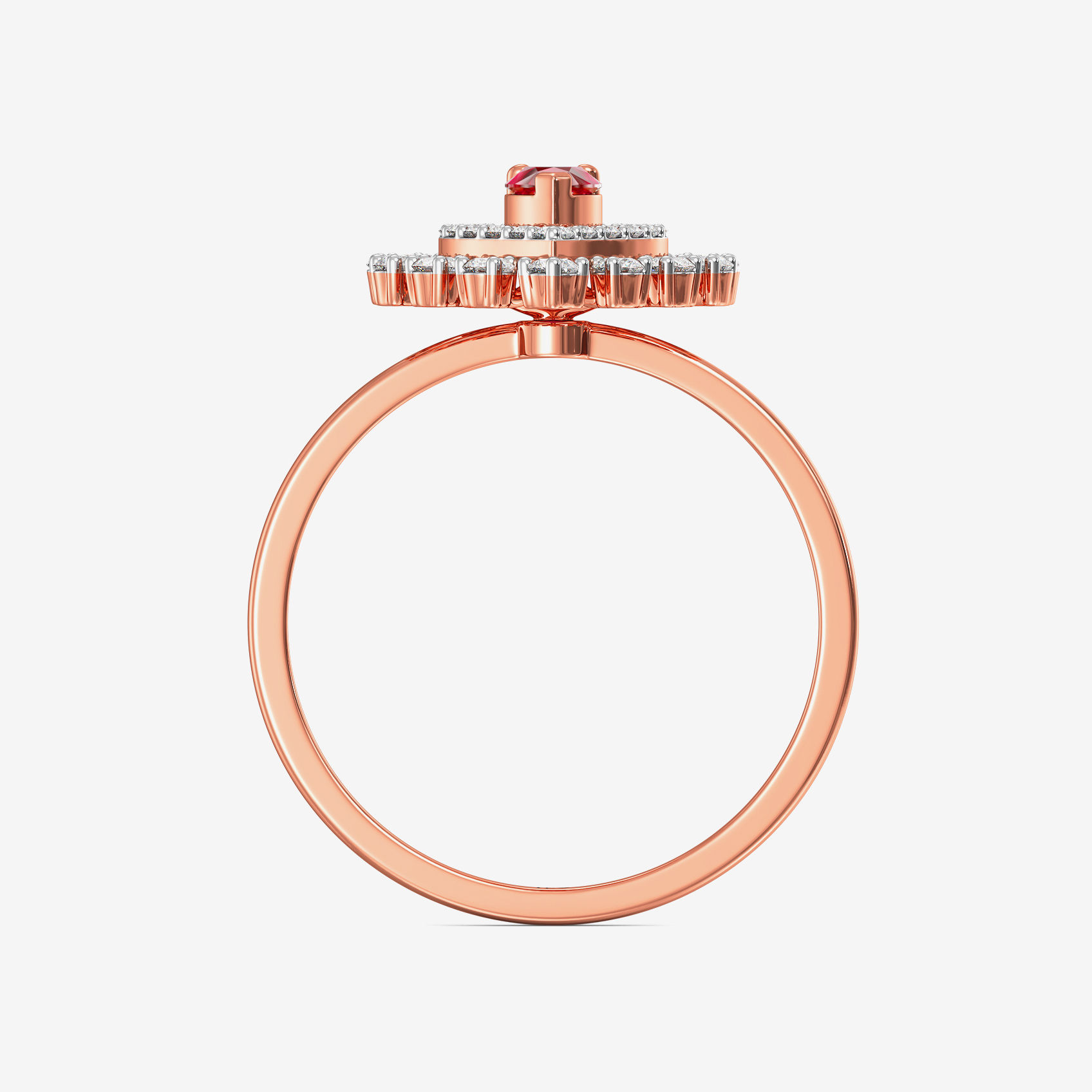 Simply Stunning Starlight Rosegold Diamond ring image