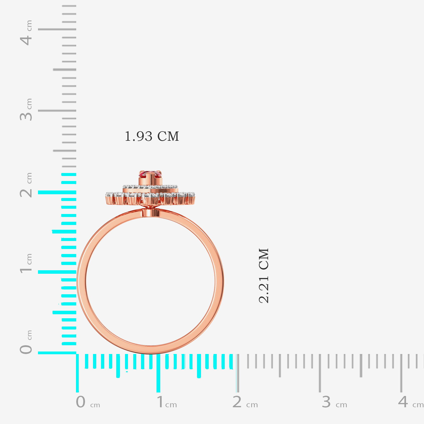 Simply Stunning Starlight Rosegold Diamond ring image