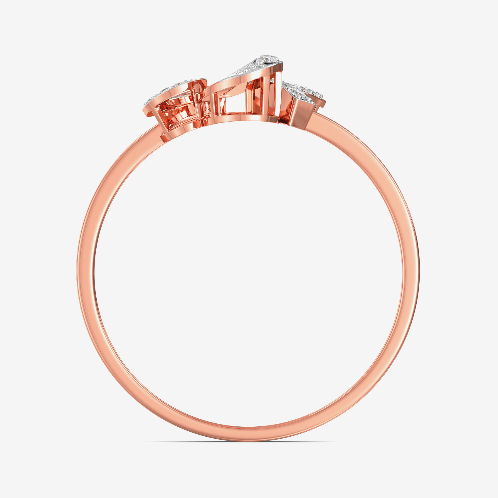Swirling Butterfly Diamond Ring image