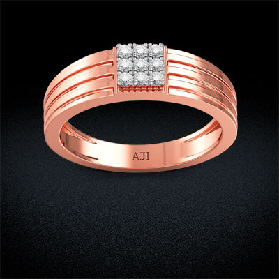 Kaleidoscopic Mens Ring alternate view 2