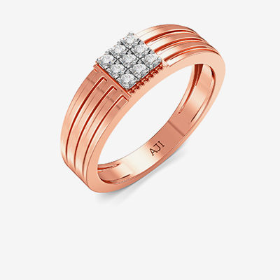 Kaleidoscopic Mens Ring alternate view 1