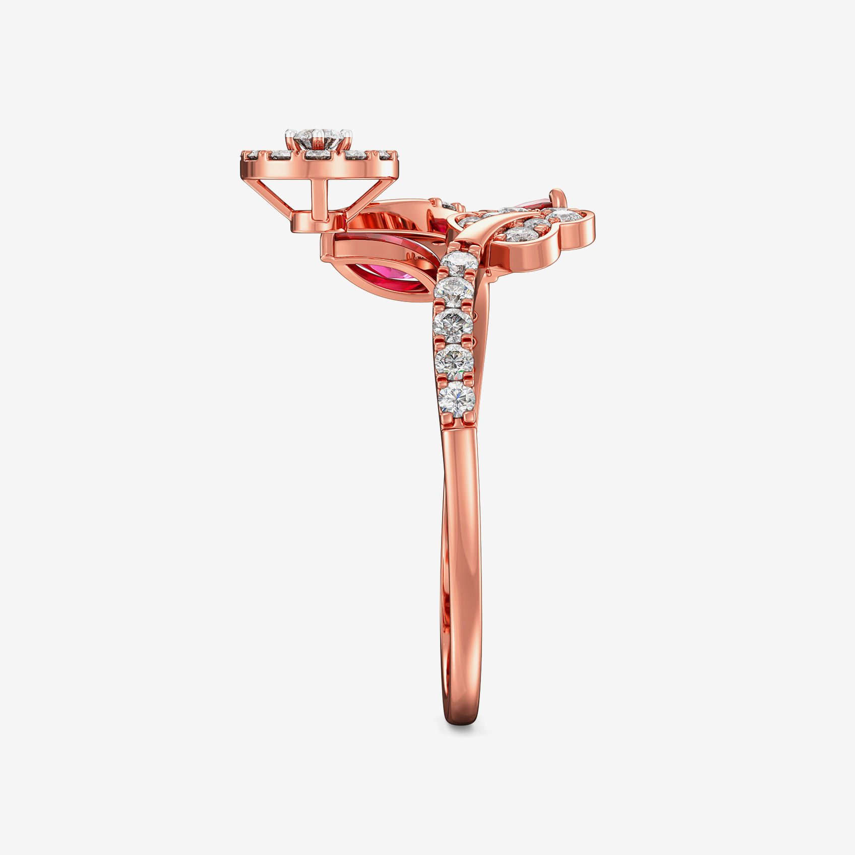 Glitter Diamond Women Ring alternate view 3