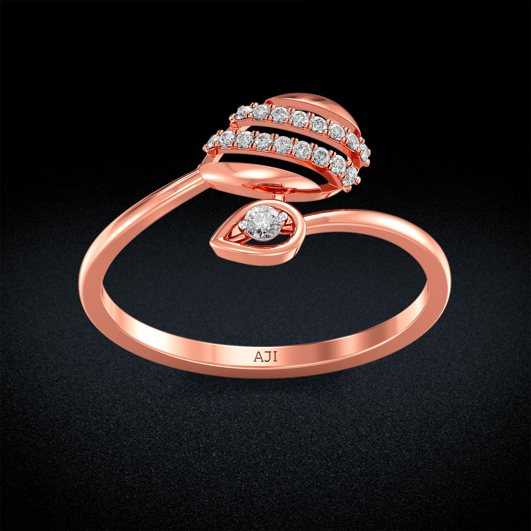 Ornate Diamond Women Ring image