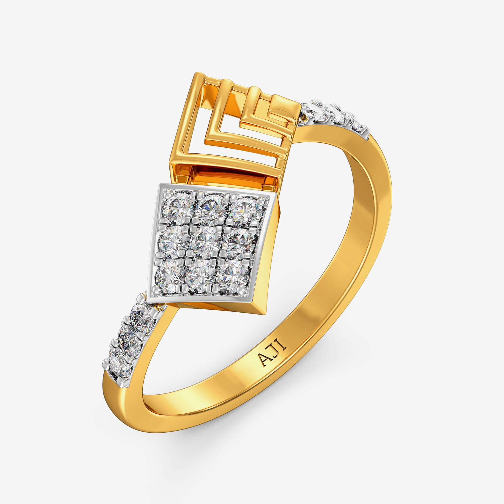 Quadrant Diamond  Women Ring