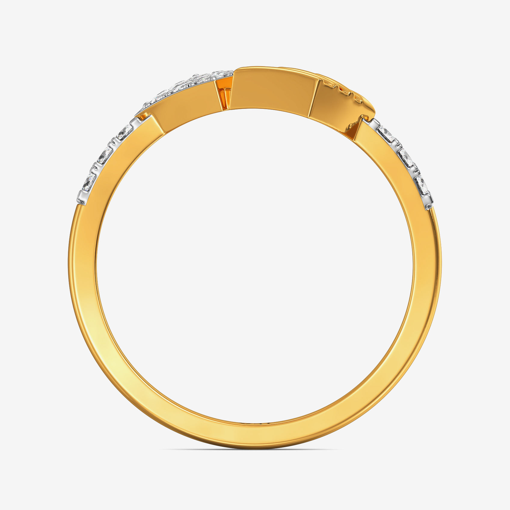 Quadrant Diamond  Women Ring image