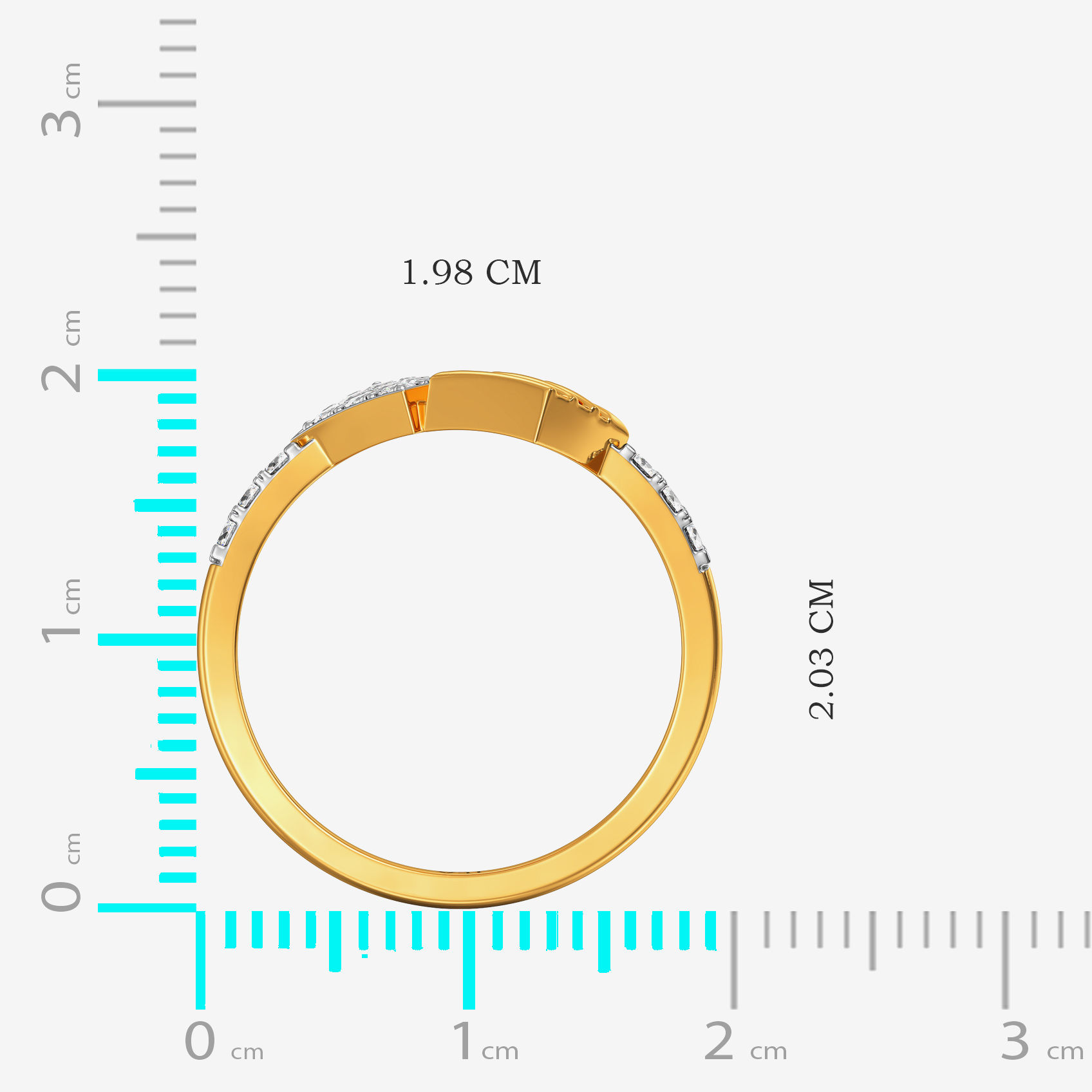 Quadrant Diamond  Women Ring image