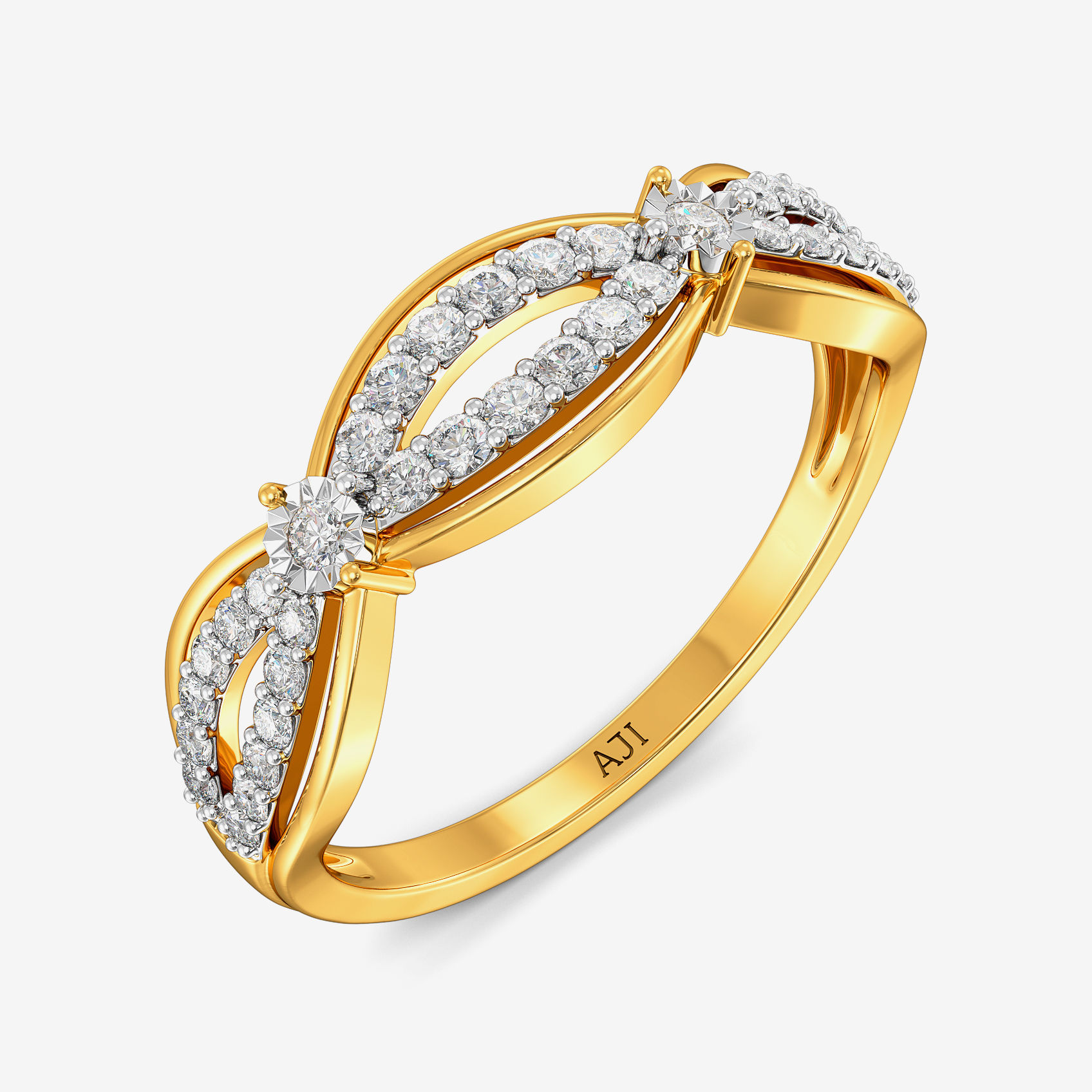 Ellipse Diamond Model Women Ring