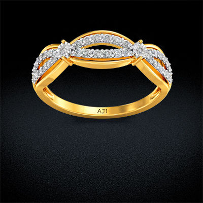 Ellipse Diamond Model Women Ring alternate view 2