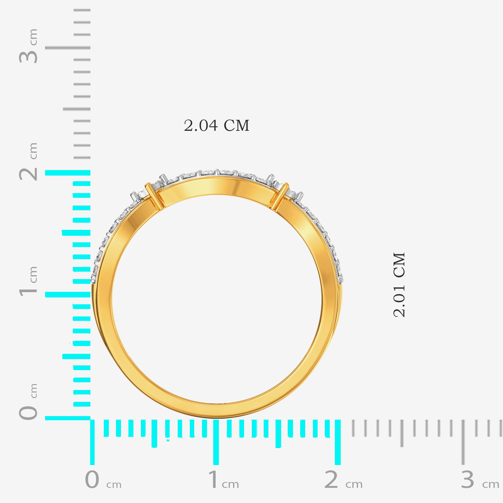 Ellipse Diamond Model Women Ring image