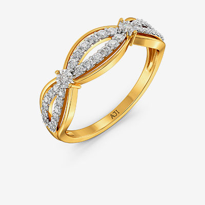 Ellipse Diamond Model Women Ring alternate view 1