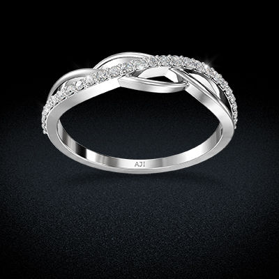 Helical Inspired Diamond Ring alternate view 2