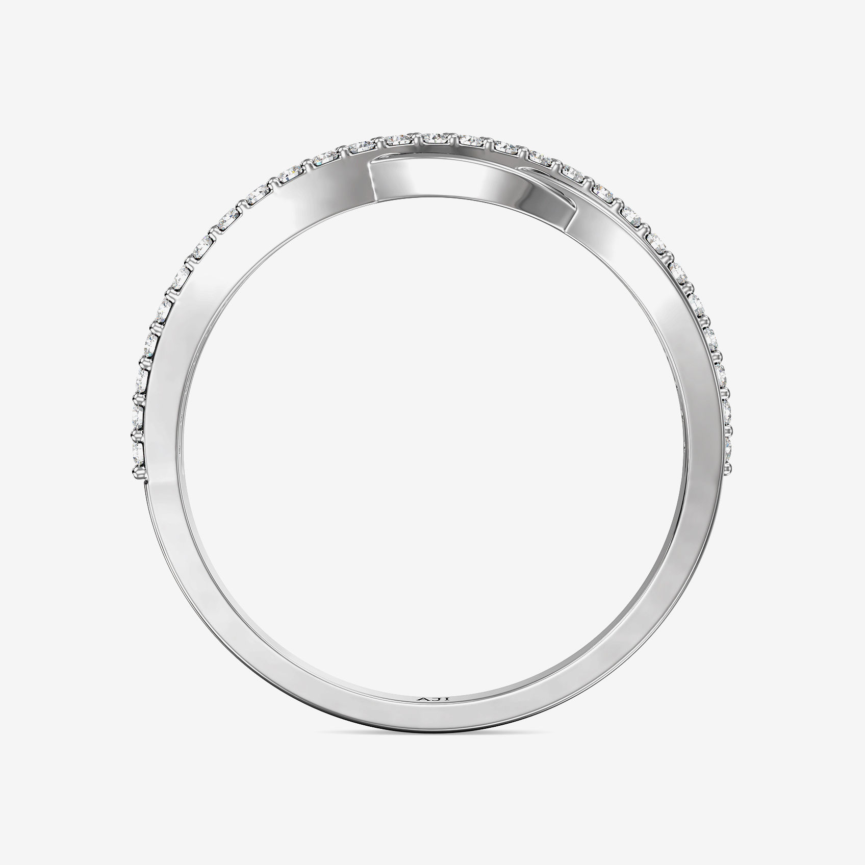 Helical Inspired Diamond Ring image