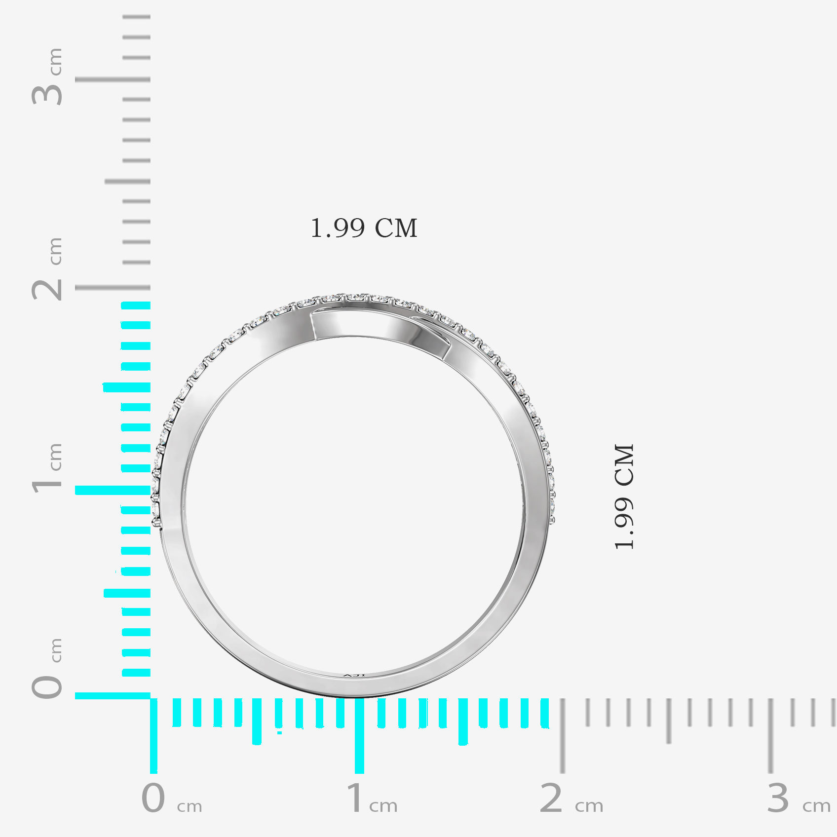 Helical Inspired Diamond Ring image