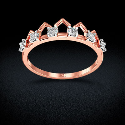 Tiara Designed Diamond Ring alternate view 2