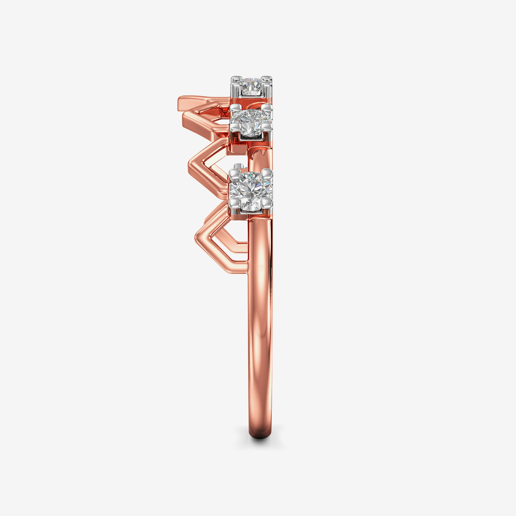 Tiara Designed Diamond Ring alternate view 3