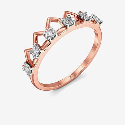 Tiara Designed Diamond Ring alternate view 1