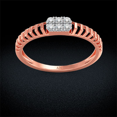 Gold Glam Diamond Ring alternate view 2