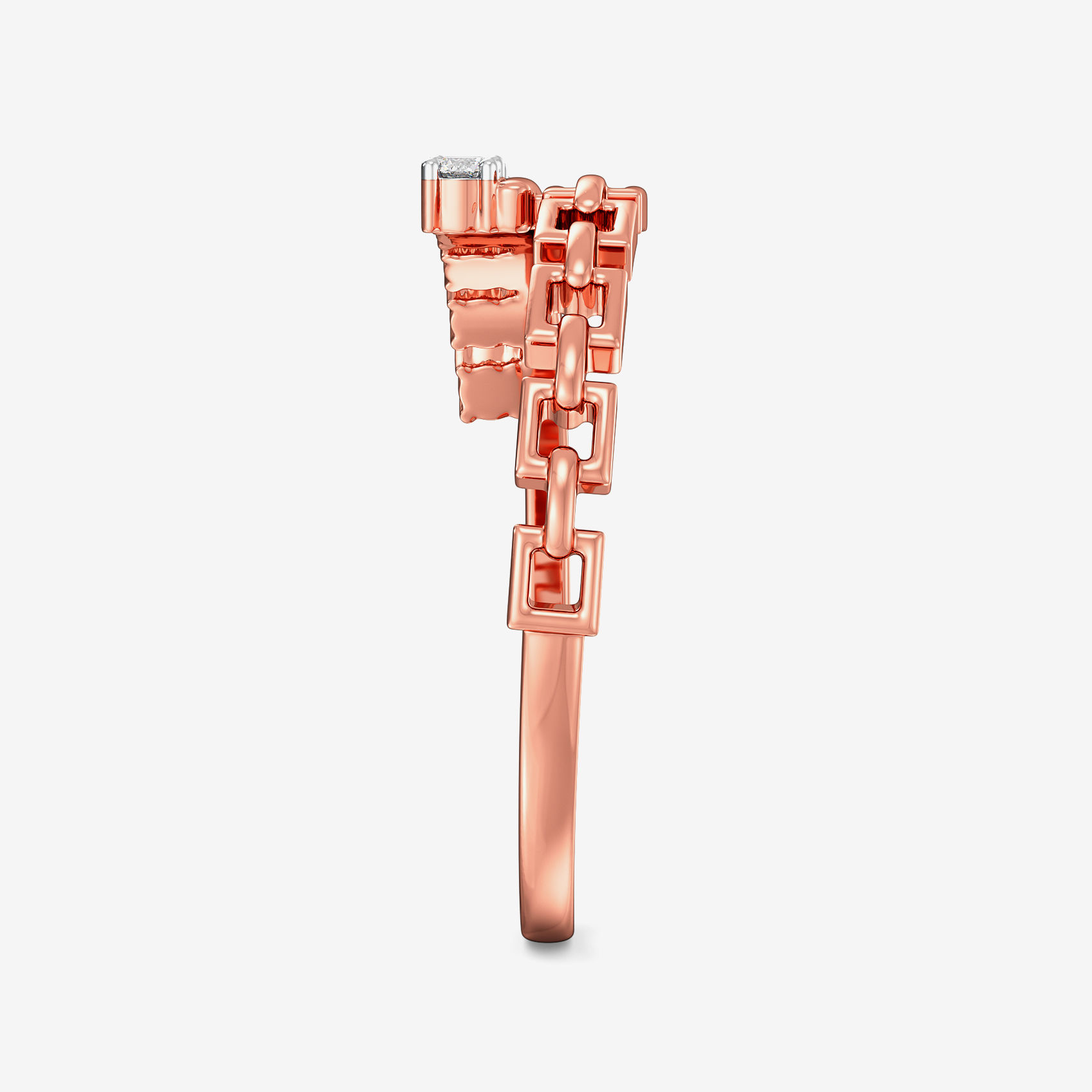 Quadrant Glint Diamond Ring alternate view 3