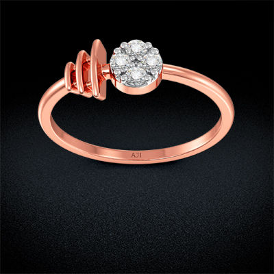 Spherical Shaped Diamond Ring alternate view 2