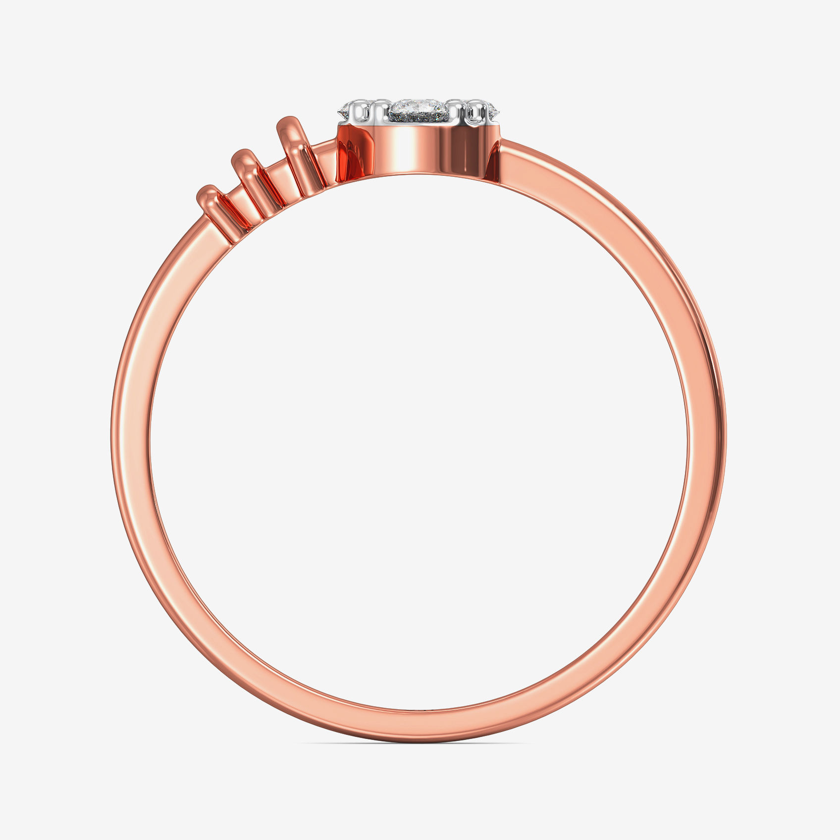 Spherical Shaped Diamond Ring image