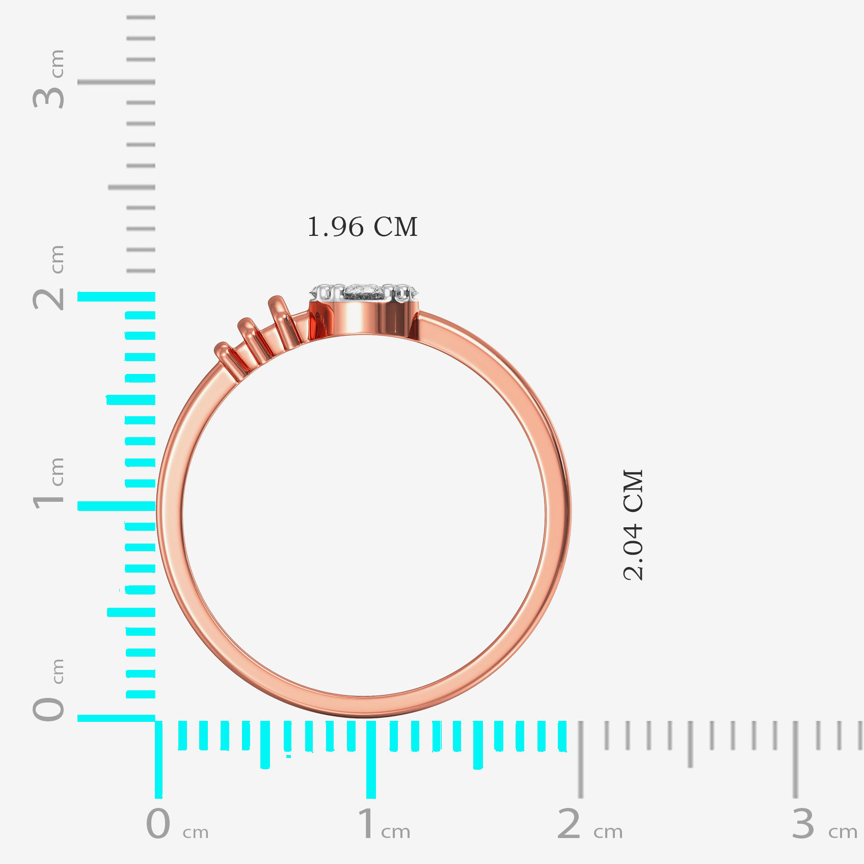 Spherical Shaped Diamond Ring image
