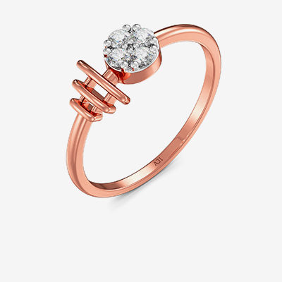 Spherical Shaped Diamond Ring alternate view 1