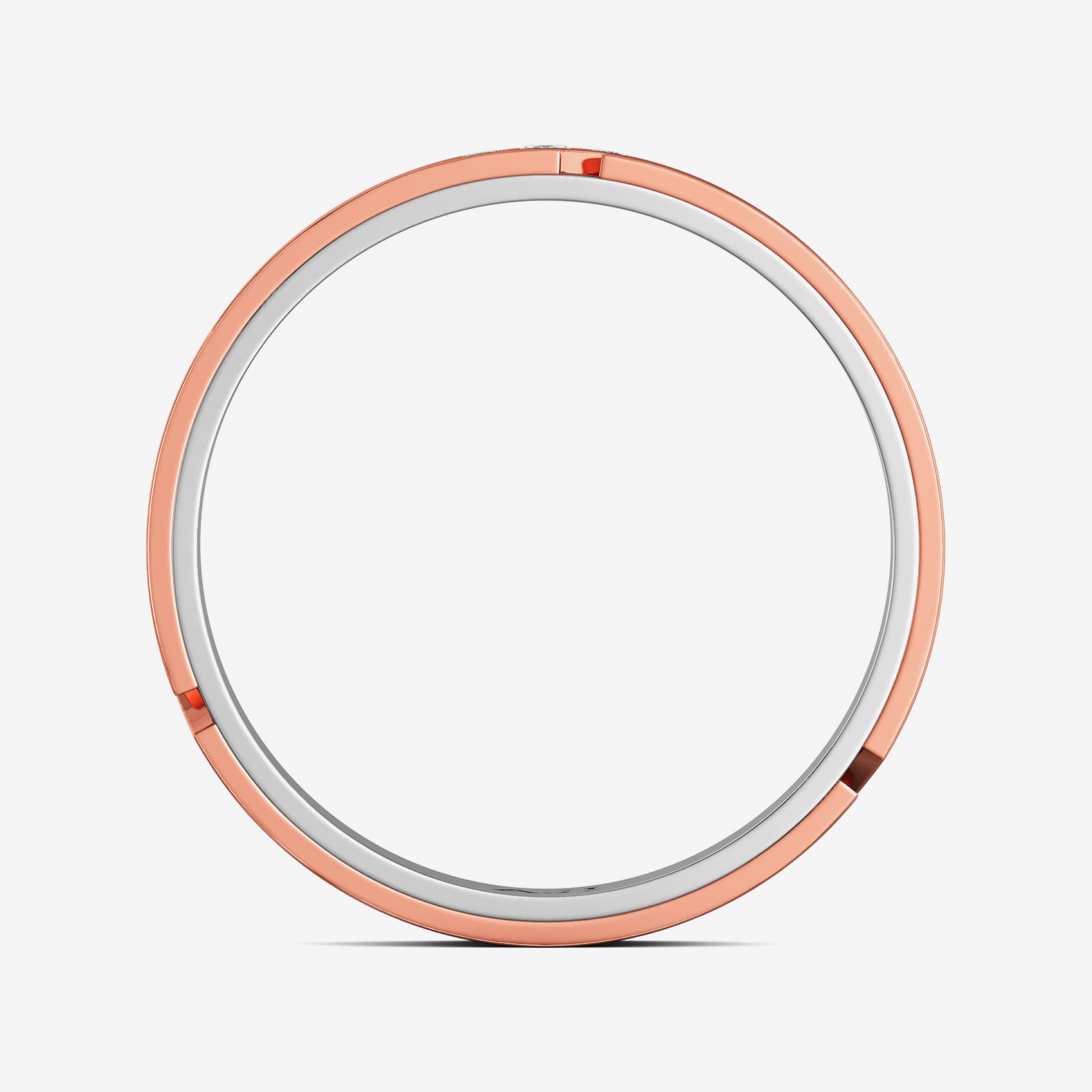 Imperial Stencil Curve Diamond Mens Ring alternate view 2