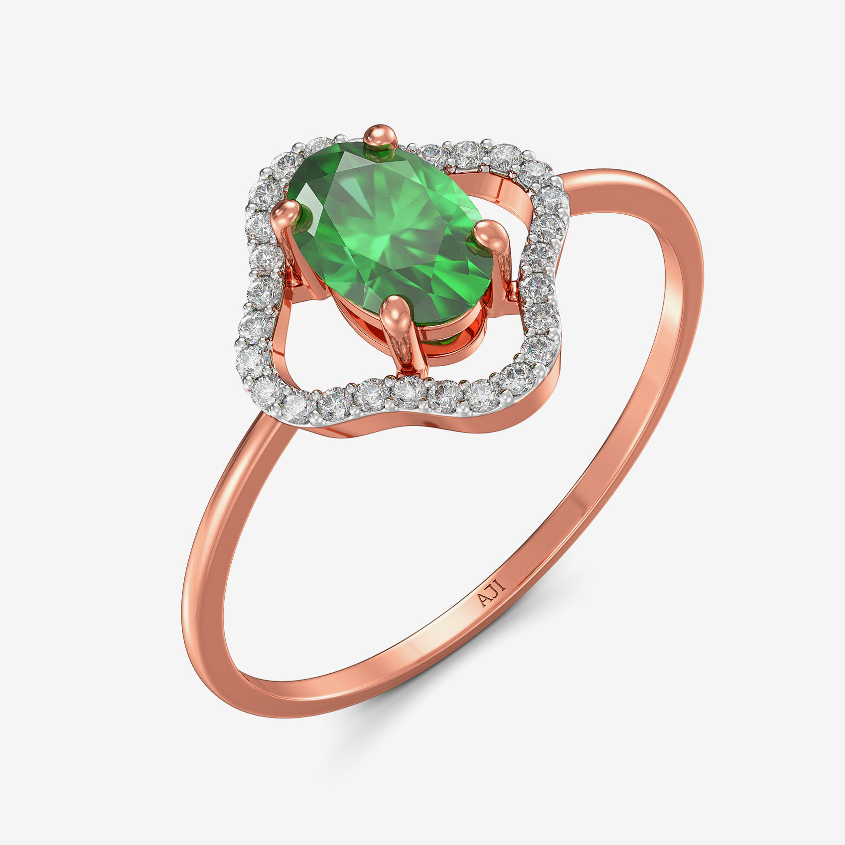 Squircle Styled Diamond Ring