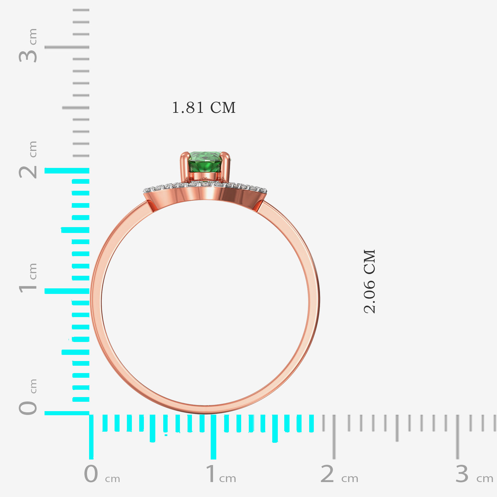 Squircle Styled Diamond Ring image