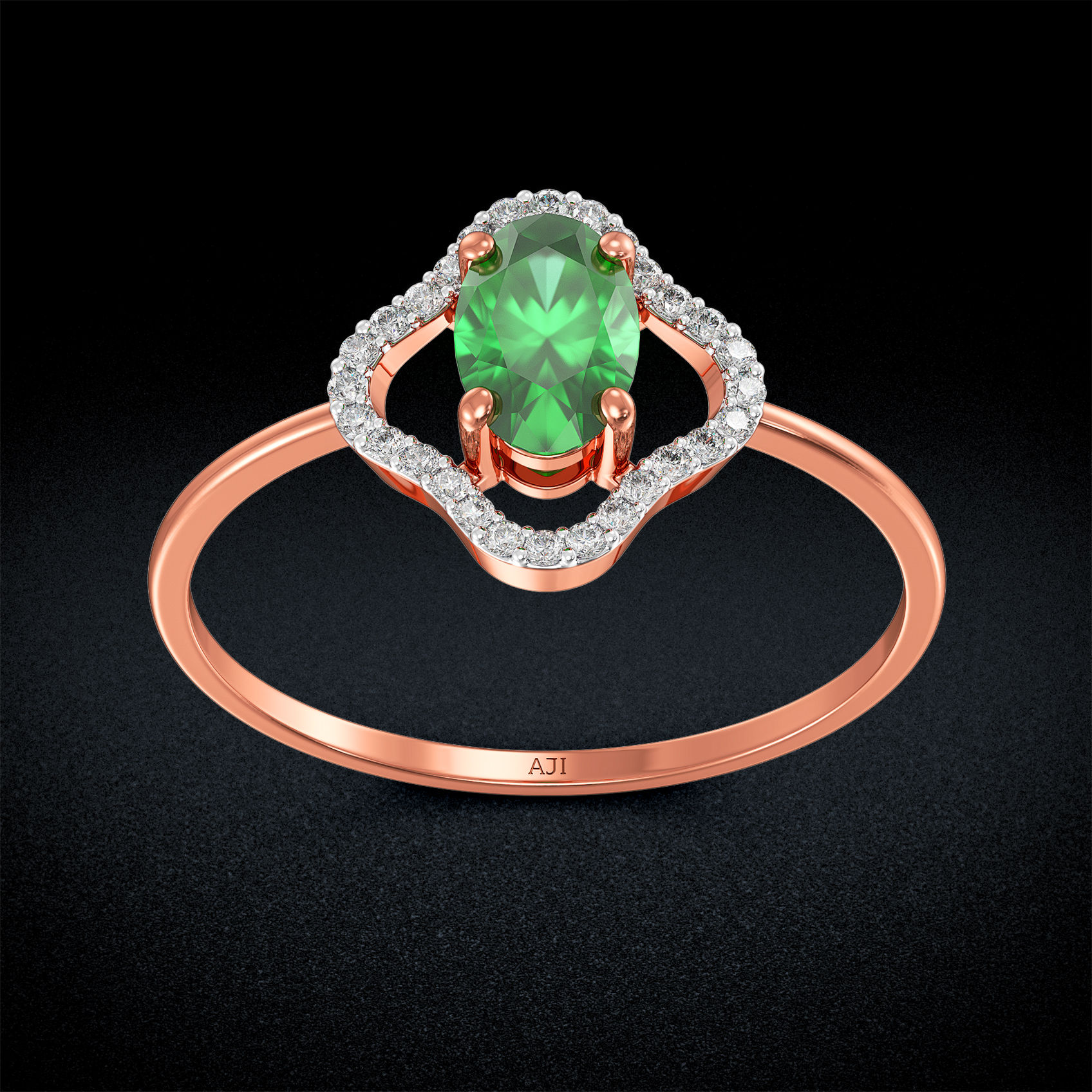 Squircle Styled Diamond Ring image