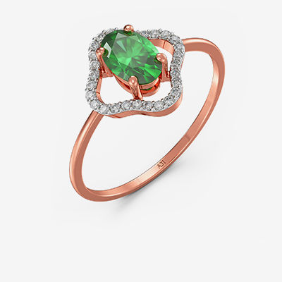 Squircle Styled Diamond Ring alternate view 1