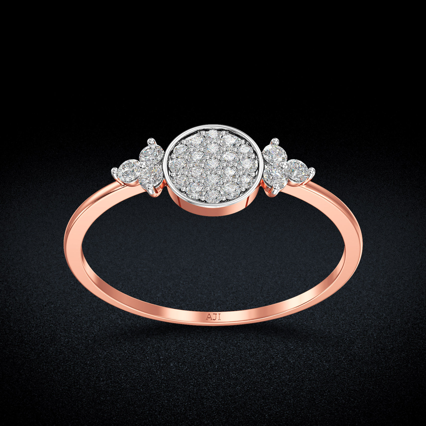 Sperical Inspired Diamond Ring image