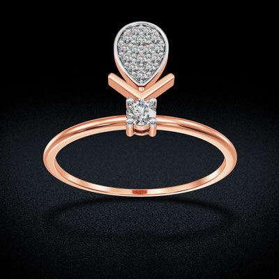 Drip Diamond Women Ring alternate view 2