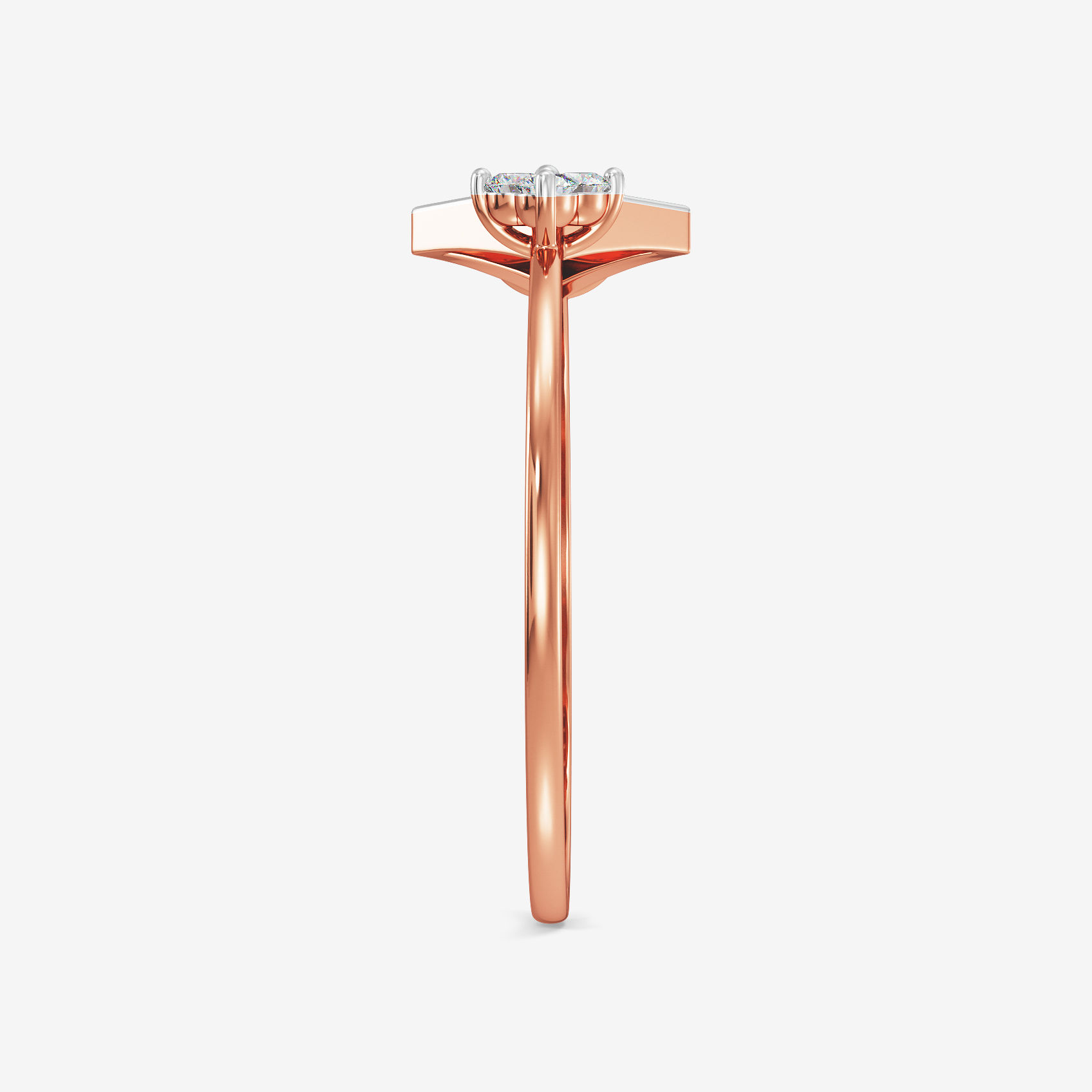 Quadrilateral Inspired Diamond Ring alternate view 3