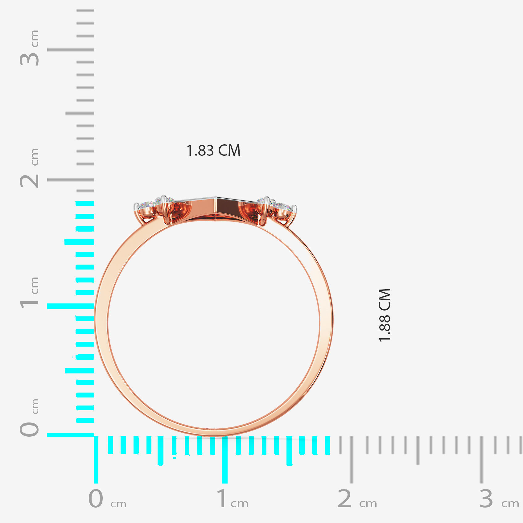 Quadrilateral Inspired Diamond Ring image